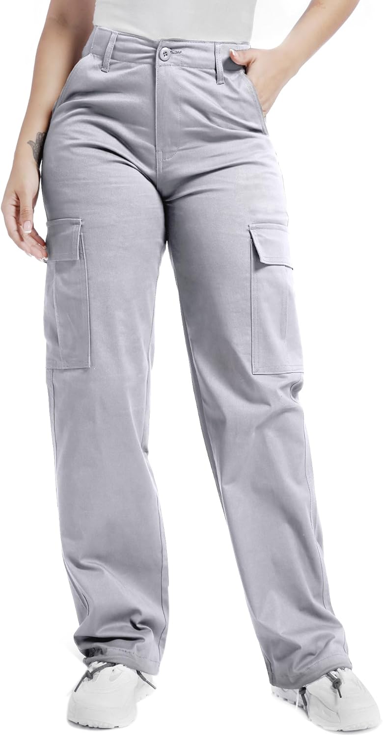 Soulsfeng Women's Baggy Cargo Pants for Hiking and Casual Wear