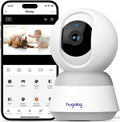 Hugolog 3K 5MP Indoor Pan/Tilt Security Camera - Clear Color Night