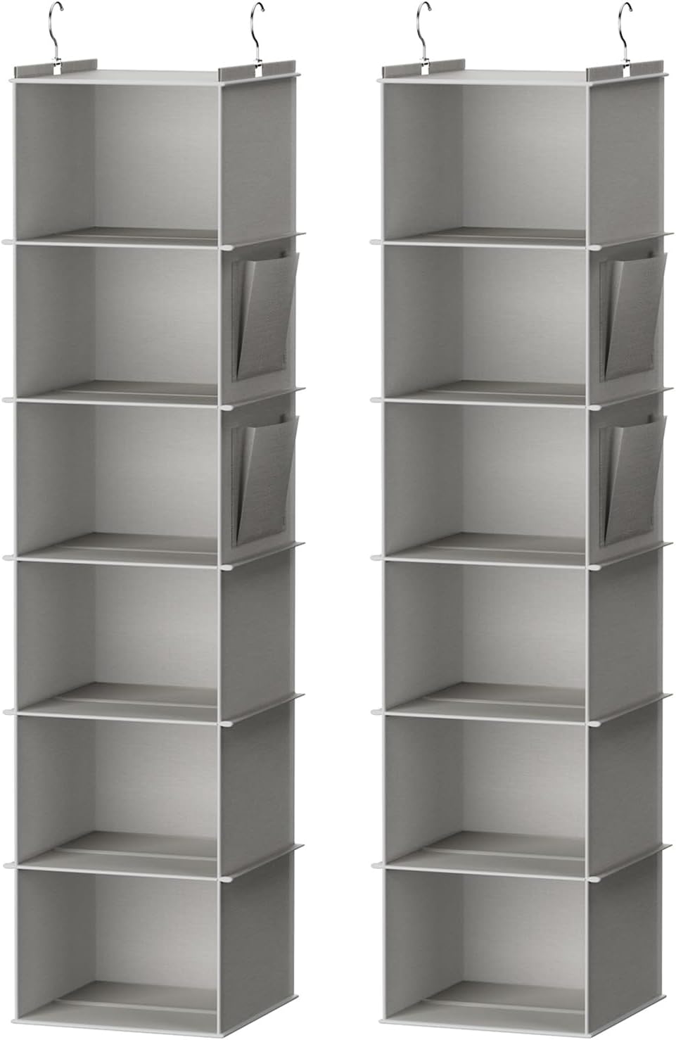 Hanging Closet Organizer with 6 Shelves for Efficient Storage