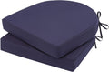 Topotdor Outdoor Chair Cushions Set of 2 19x19x3 in - Waterproof Patio