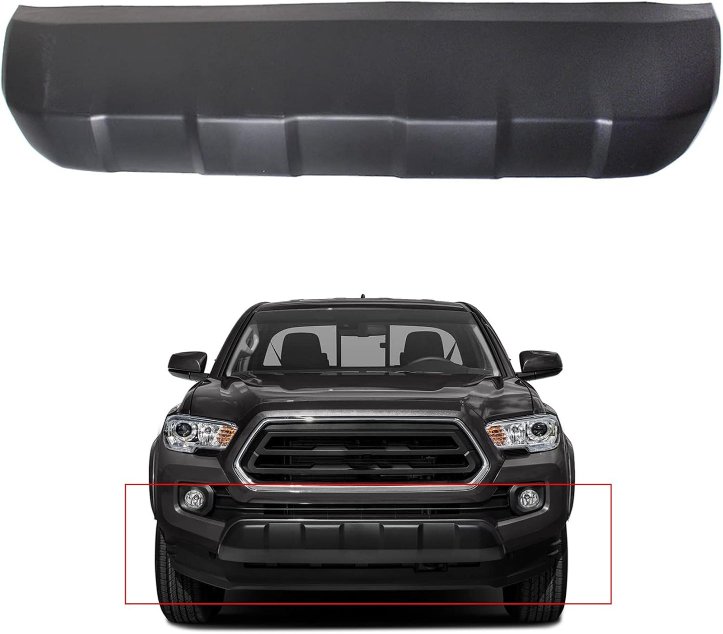 Front Bumper Valance Lower Skid Plate for 2016-2020 T-a-c-o-m-a