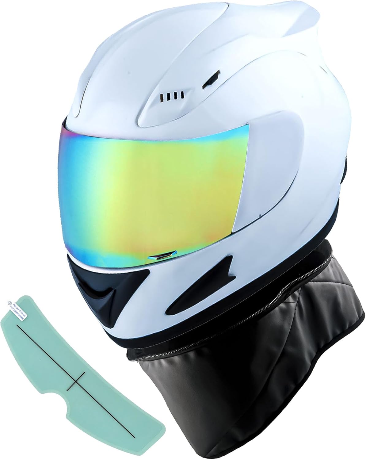 1STORM Motorcycle Full Face Helmet with Anti Fog Film and Comfort