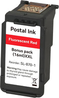 High Capacity SL-870-1 XXL Fluorescent Red Ink Cartridge - High Yield