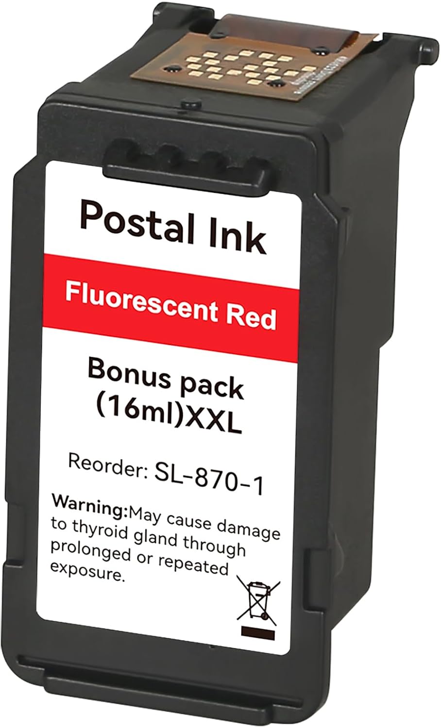 High Capacity SL-870-1 XXL Red Ink Cartridge for Postage Meter