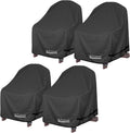 ULTCOVER Waterproof Patio Adirondack Chair Cover 4 Pack - Heavy