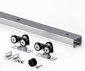 Sliding Pocket Door Hardware Kit 55in Track - Smooth Quiet Slide