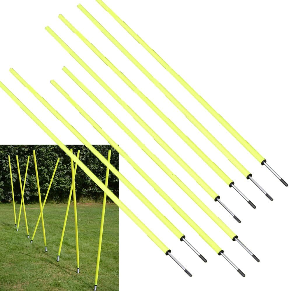BlueDot Trading Soccer Agility Poles for Speed Training Drills