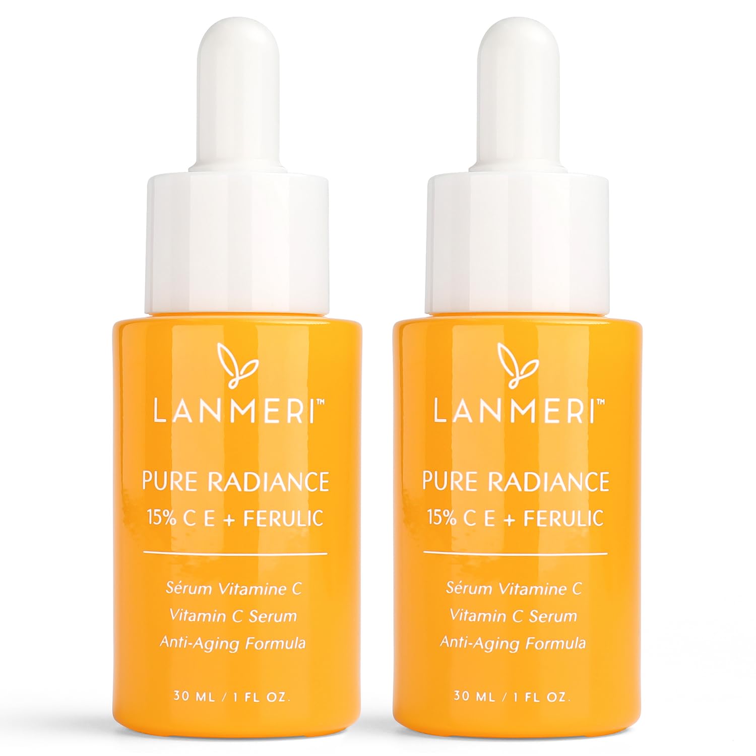 Vitamin C Face Serum 2pack - Anti Aging Skin Brightening Solution