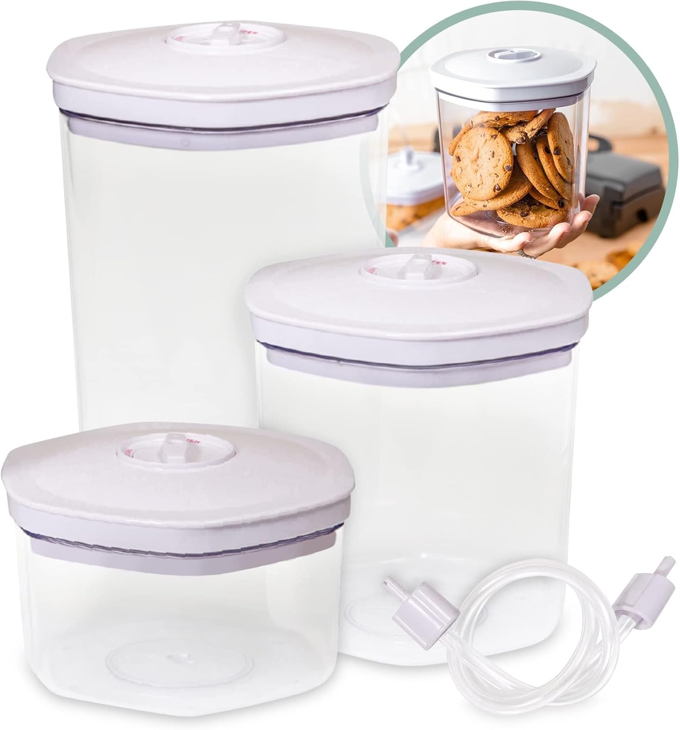 Avid Armor Vacuum Food Container Set for Freshness and Storage