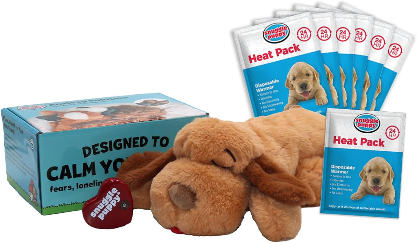 Snuggle Puppy Heartbeat Toy for Dogs - Anxiety Relief Solution