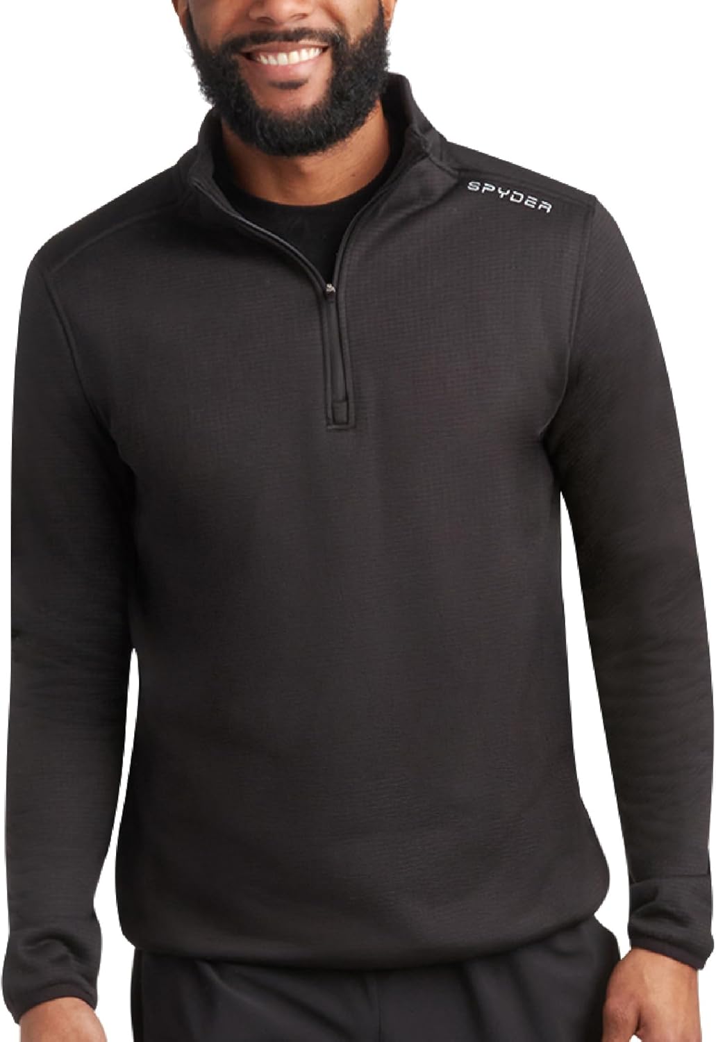 Spyder Mens Quarter Zip Pullover Sweatshirt for Active Lifestyle