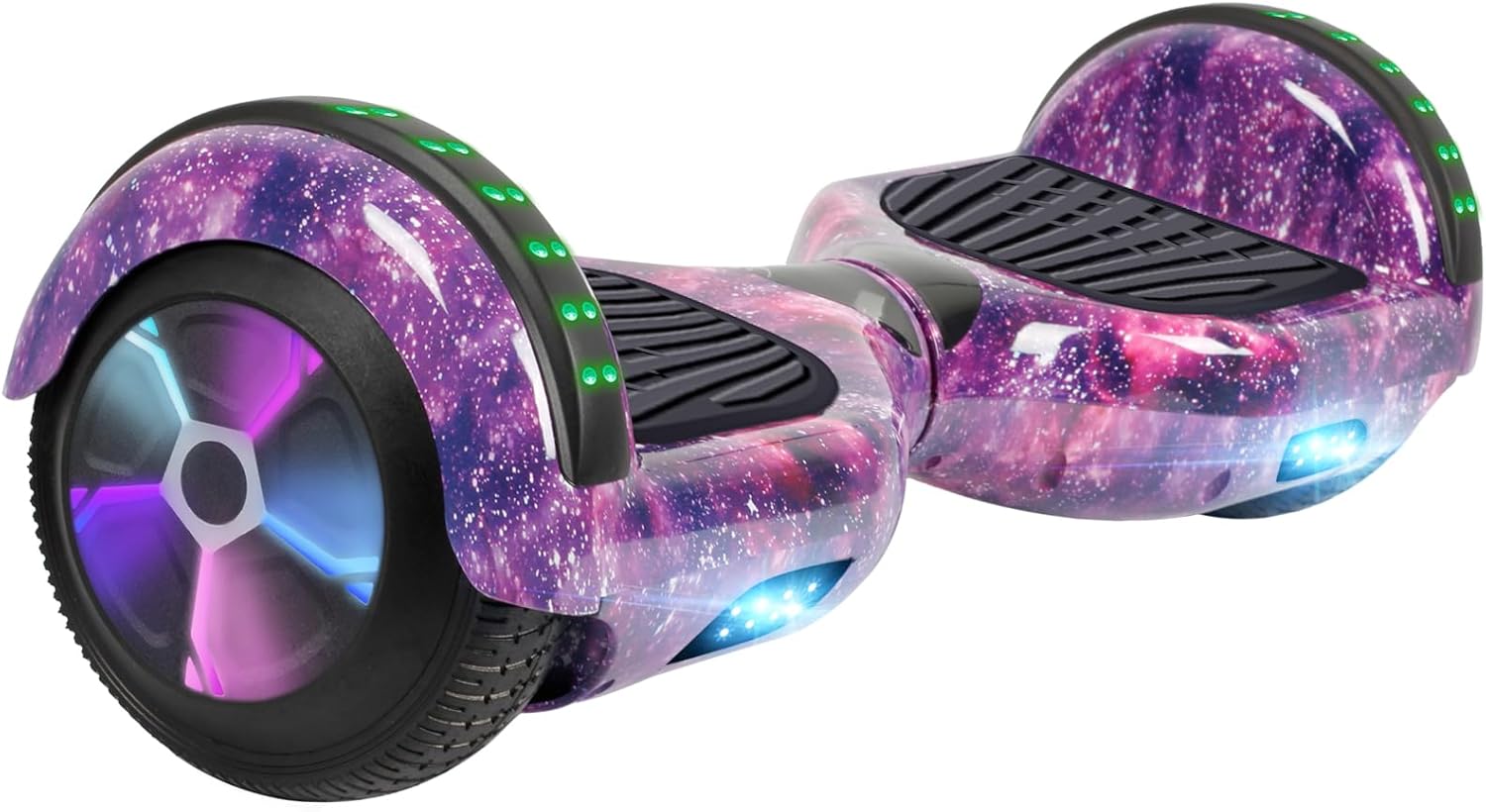 Self Balance Scooter 6.5 in with Speaker and LED Lights Red