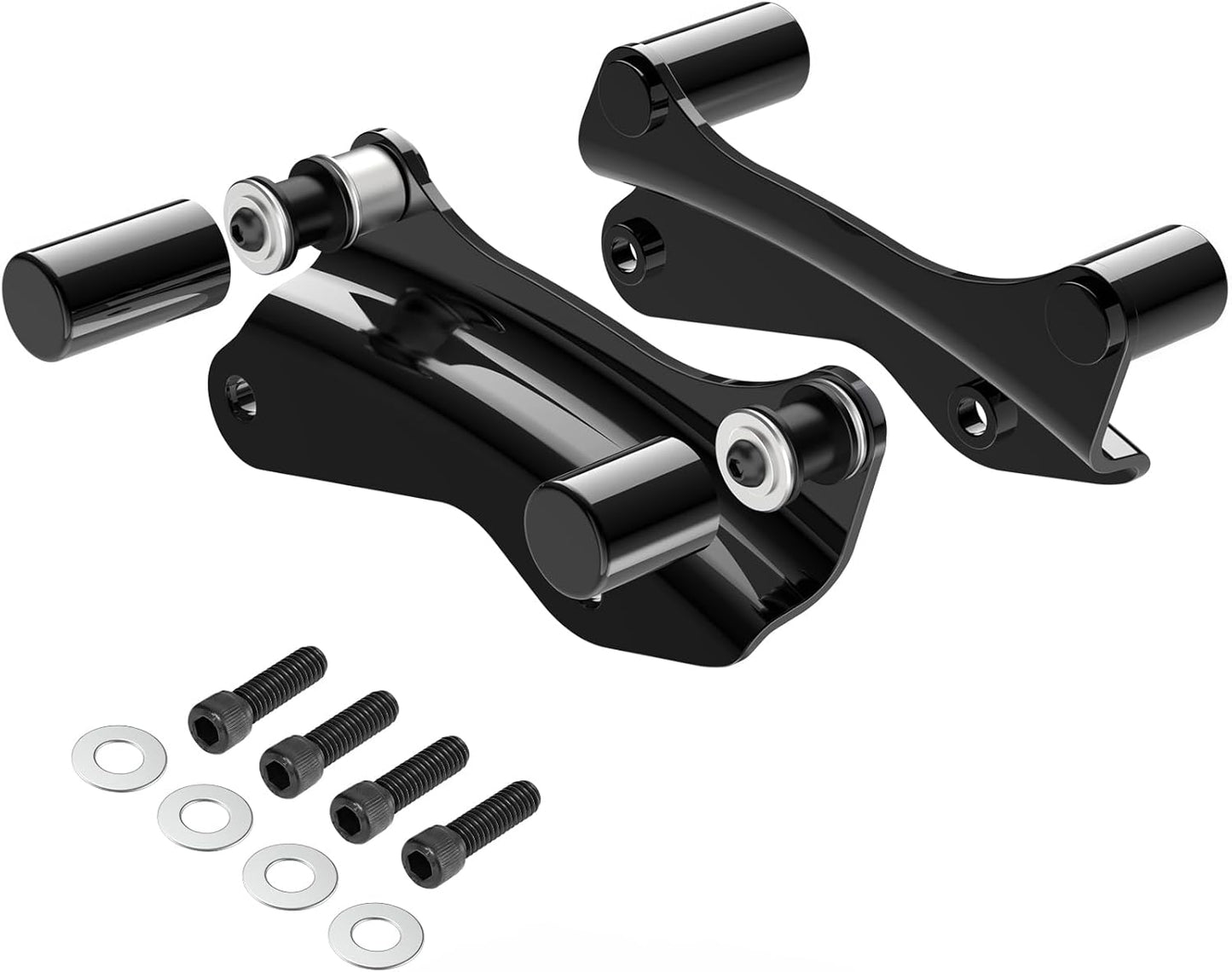 Vivid Black Docking Hardware Kit for Harley Davidson Touring