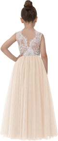 2Bunnies Girls Rose Lace Back A-Line Tutu Tulle Dress Review