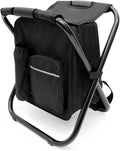 Portable Camping Stool with Cooler Bag - Stay Cool Anywhere!