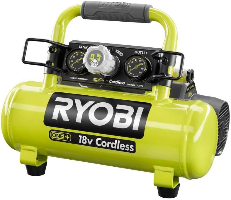 Compact RYOBI 18V Air Compressor - Portable Power!