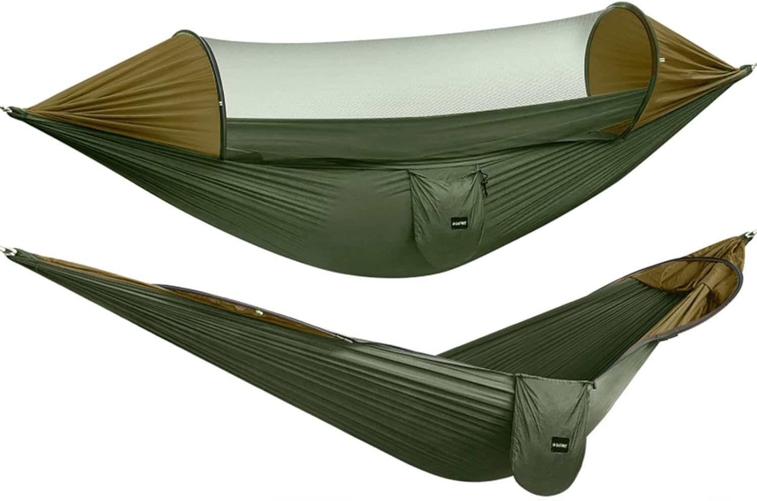 G4Free Large Camping Hammock with Mosquito Net for 2 People