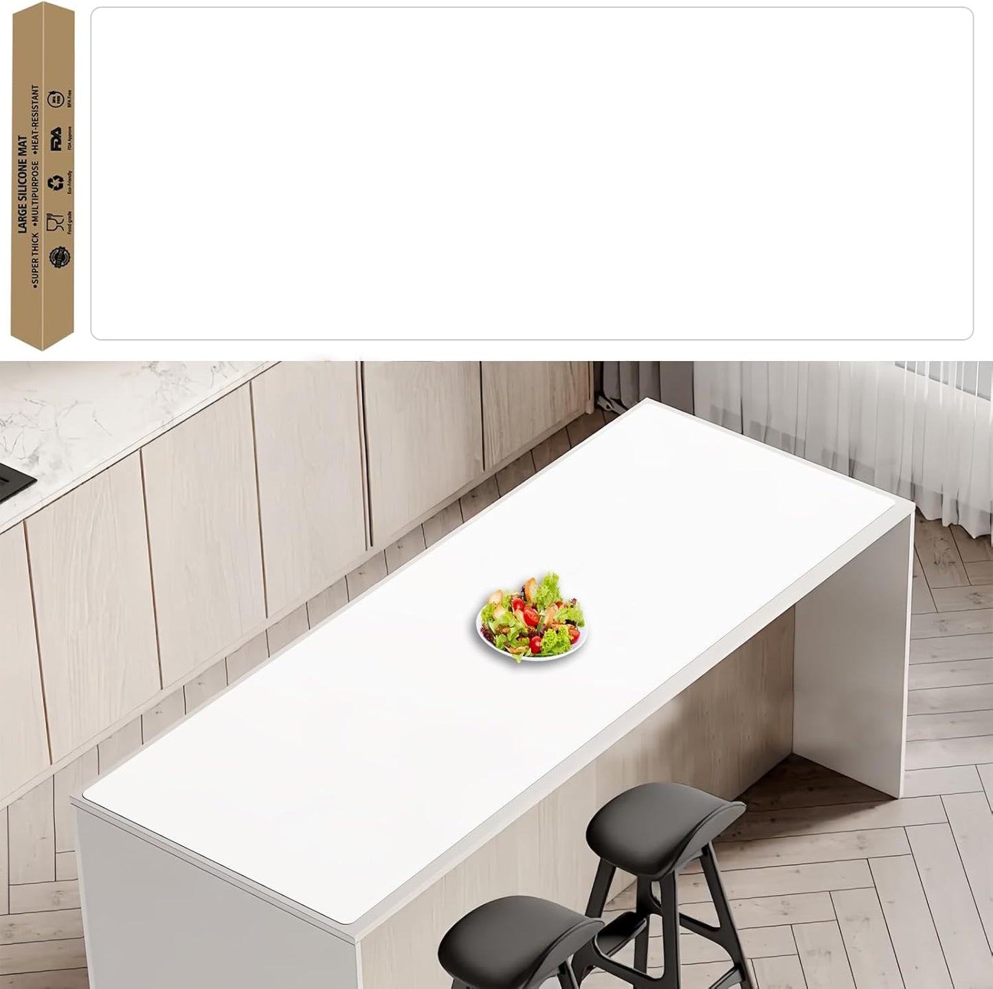 Extra Large Silicone Mat for Kitchen Counter - Heat Resistant