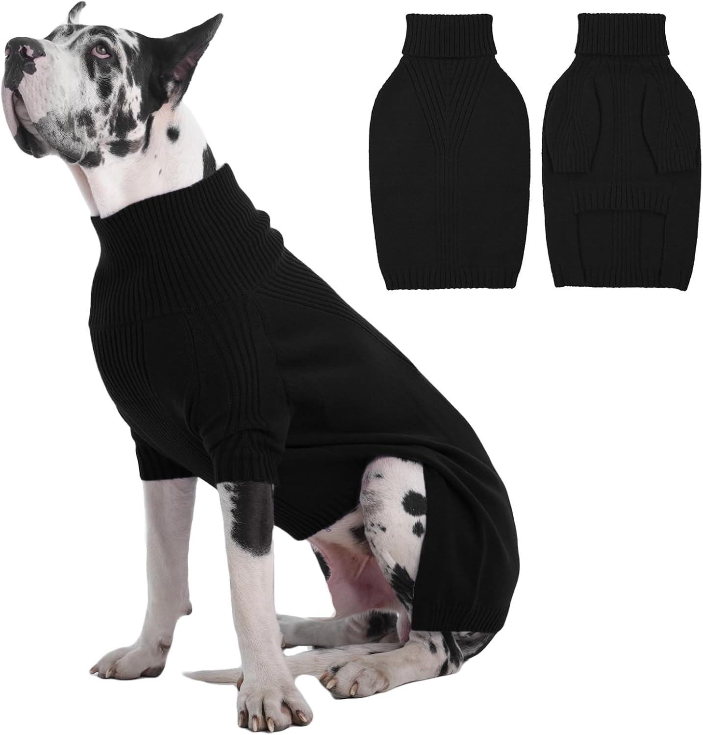 IECOii Extra Large Dog Sweater for Cold Weather Comfort