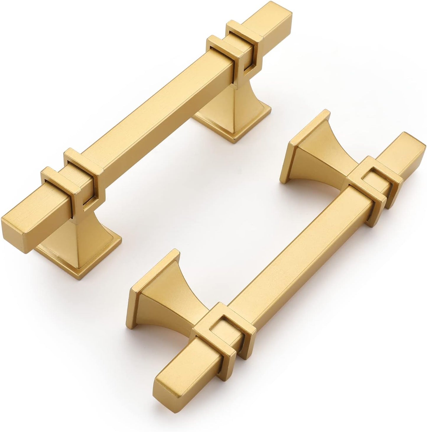 Haliwu 10 Pack Gold Cabinet Pulls for Stylish Kitchen Upgrades