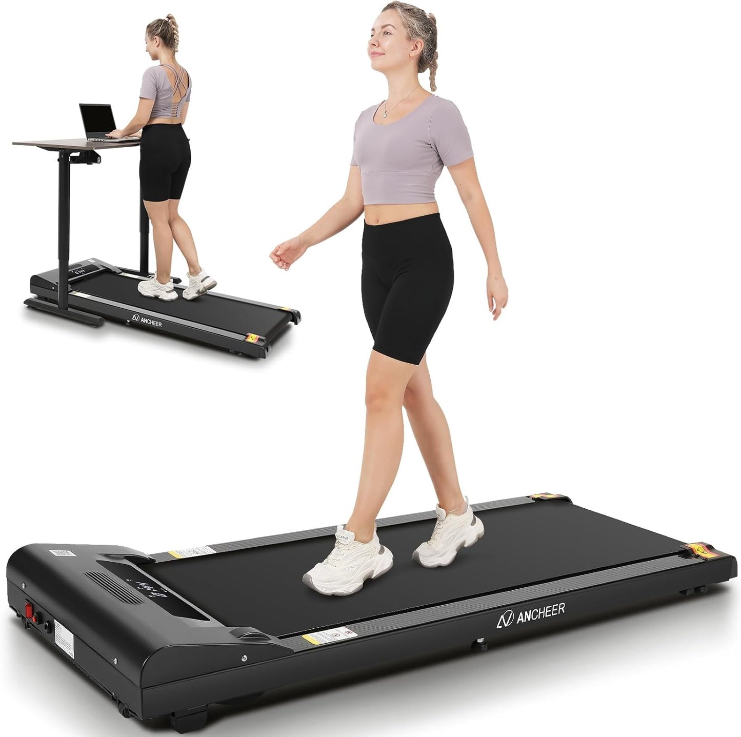 ANCHEER 3-in-1 Under Desk Treadmill - Compact & Quiet