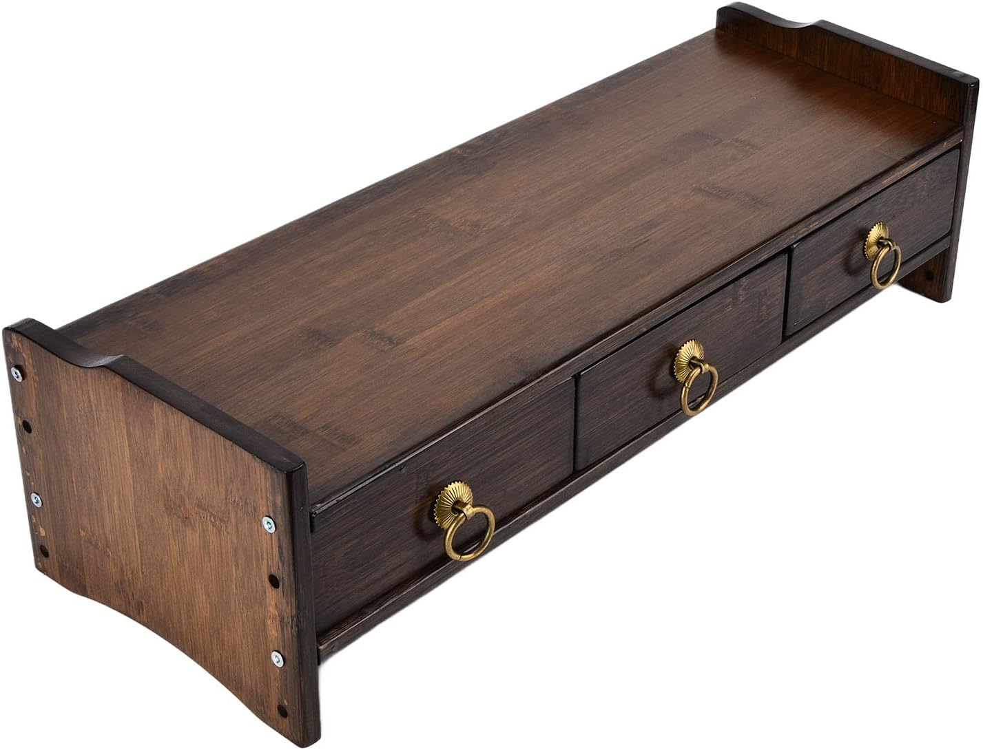 Garosa Monitor Stand Riser with 3 Drawers for Home Office