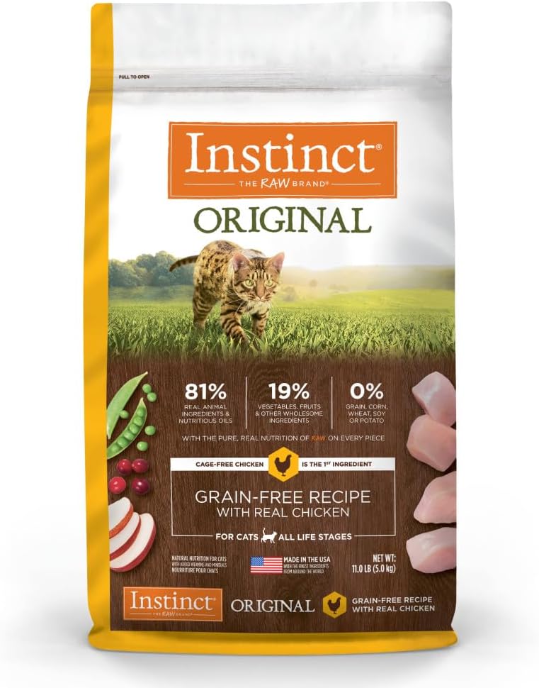 Instinct Original Dry Cat Food with Real Chicken, Grain Free