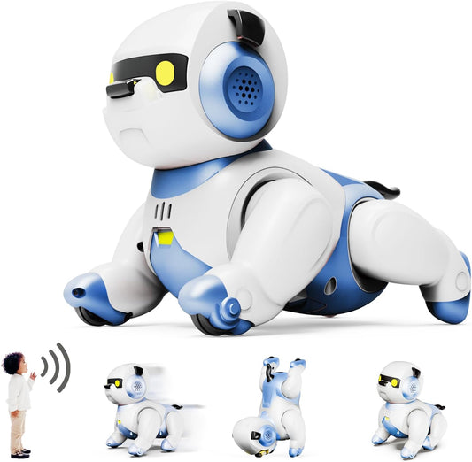 Interactive Dancing Robot Dog Toy - Voice & Touch Control Fun!