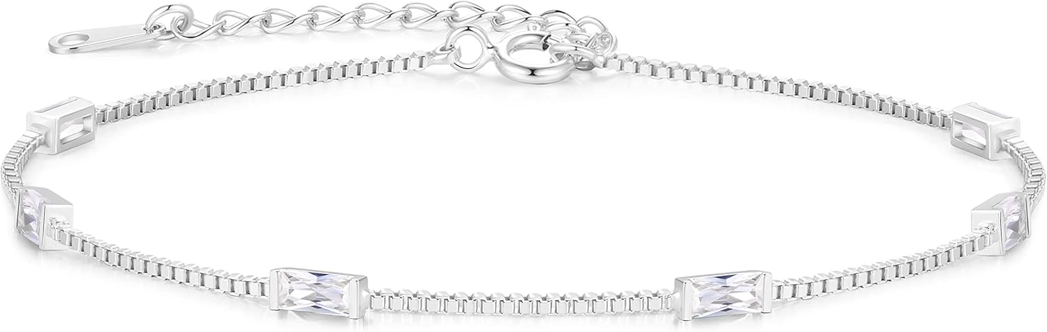 Elegant Birthstone Bracelets for Women in 925 Sterling Silver