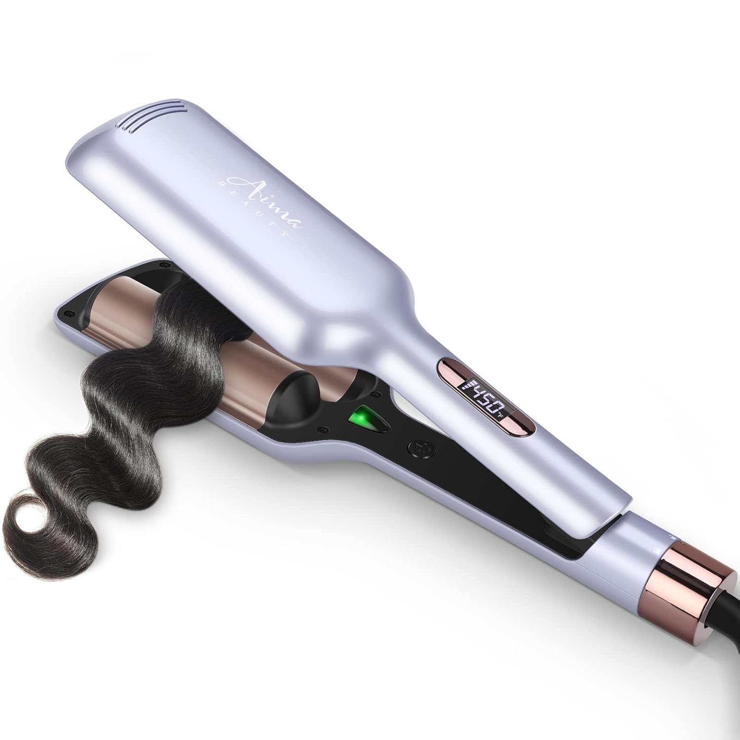 32mm Curling Wand for Big Waves - Aima Beauty Mermaid Waver