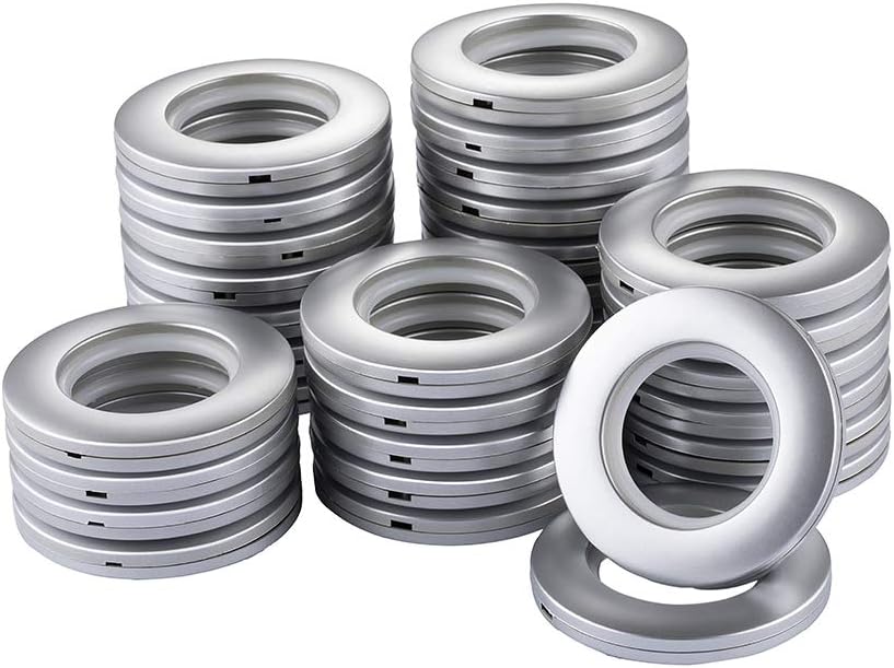 DeSS 32 Pack Curtain Grommets - Low Noise Roman Rings