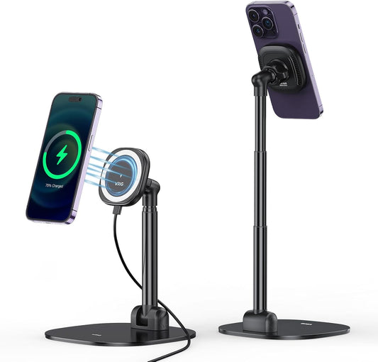 360 Rotating Magnetic Phone Stand - Hands-Free Viewing