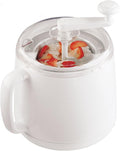 Donvier 837450 1-Qt Manual Ice Cream Maker - Easy Churn, Creamy Treats!