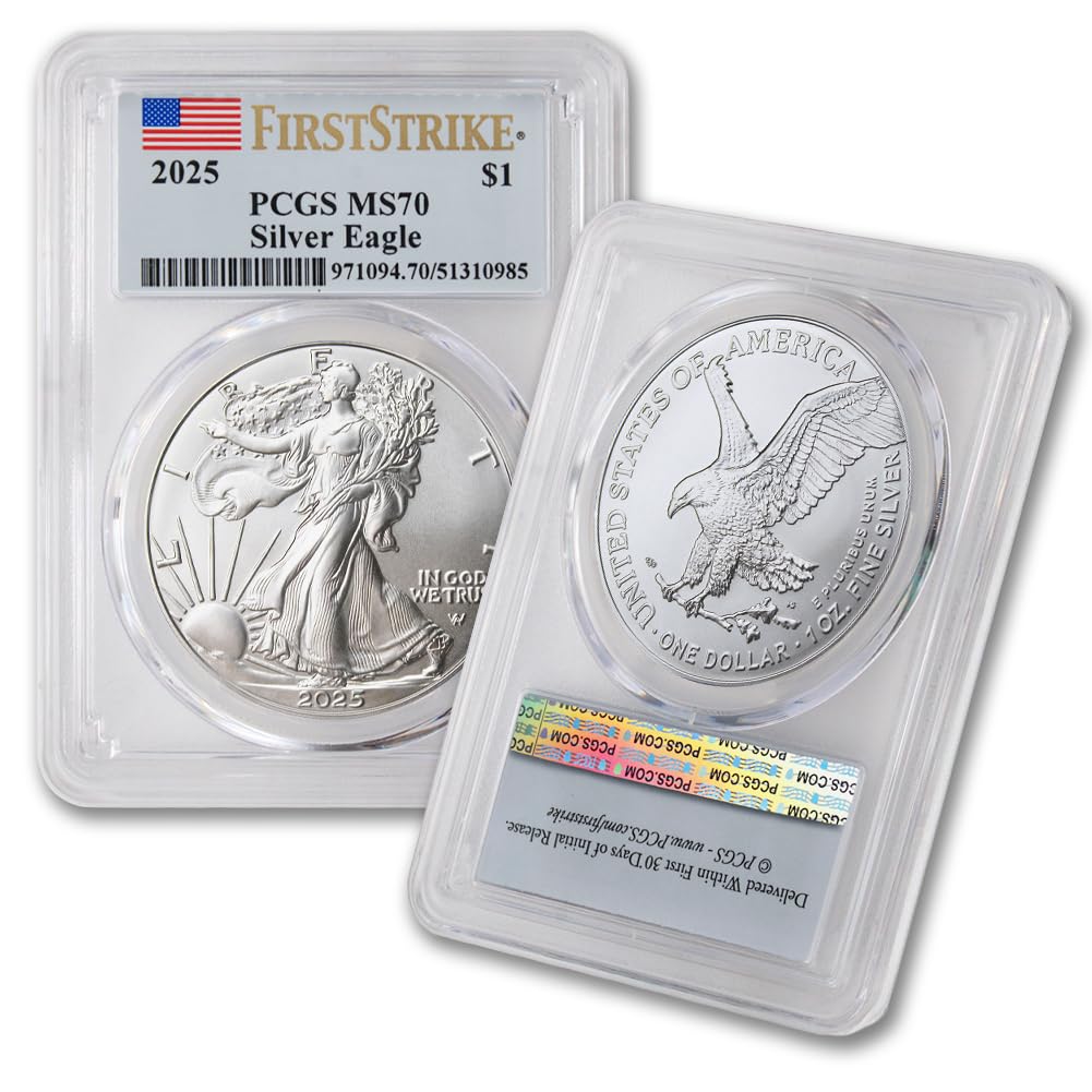 2025 1 oz American Silver Eagle Coin MS-70 First Strike Review