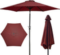 9FT Outdoor Patio Umbrella with Push Button Tilt and Crank - Sturdy