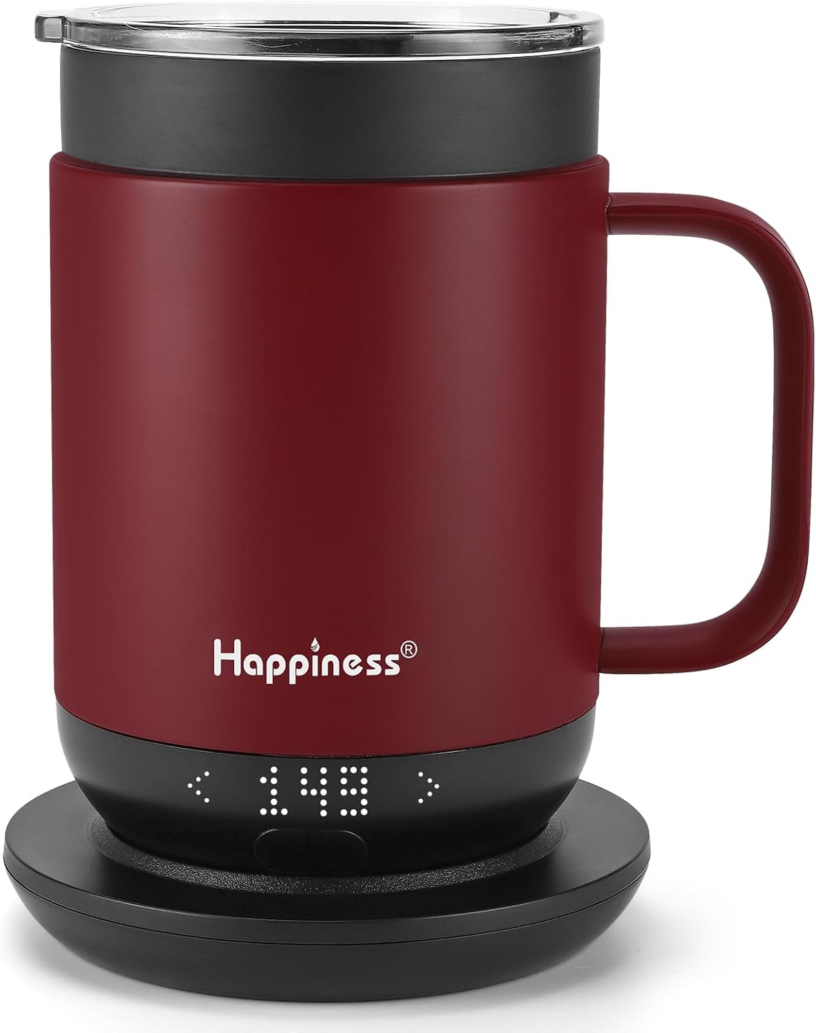Happiness Smart Heated Coffee Mug - Perfect Temperature Control