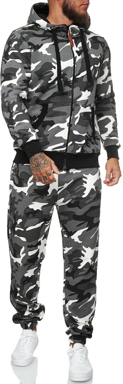 HHGKED Sweat Suits for Men - Athletic Jogging Tracksuits Set