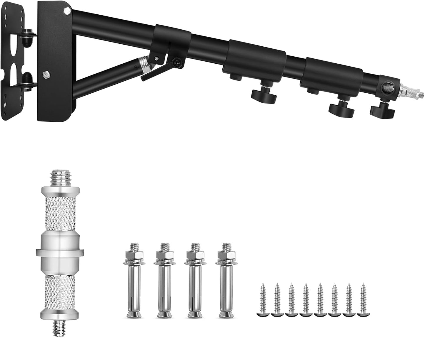 Wall Mount Triangle Boom Arm for Studio Photography Equipment