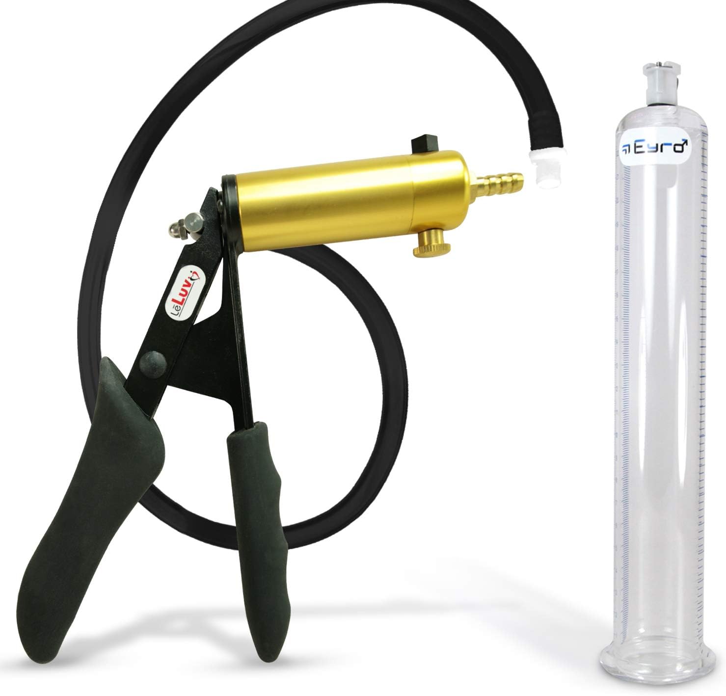 LeLuv Ultima Penis Pump Kit with Premium Silicone Grips