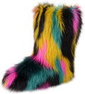 Warm and Comfortable Faux Fur Boots for Women in Winter