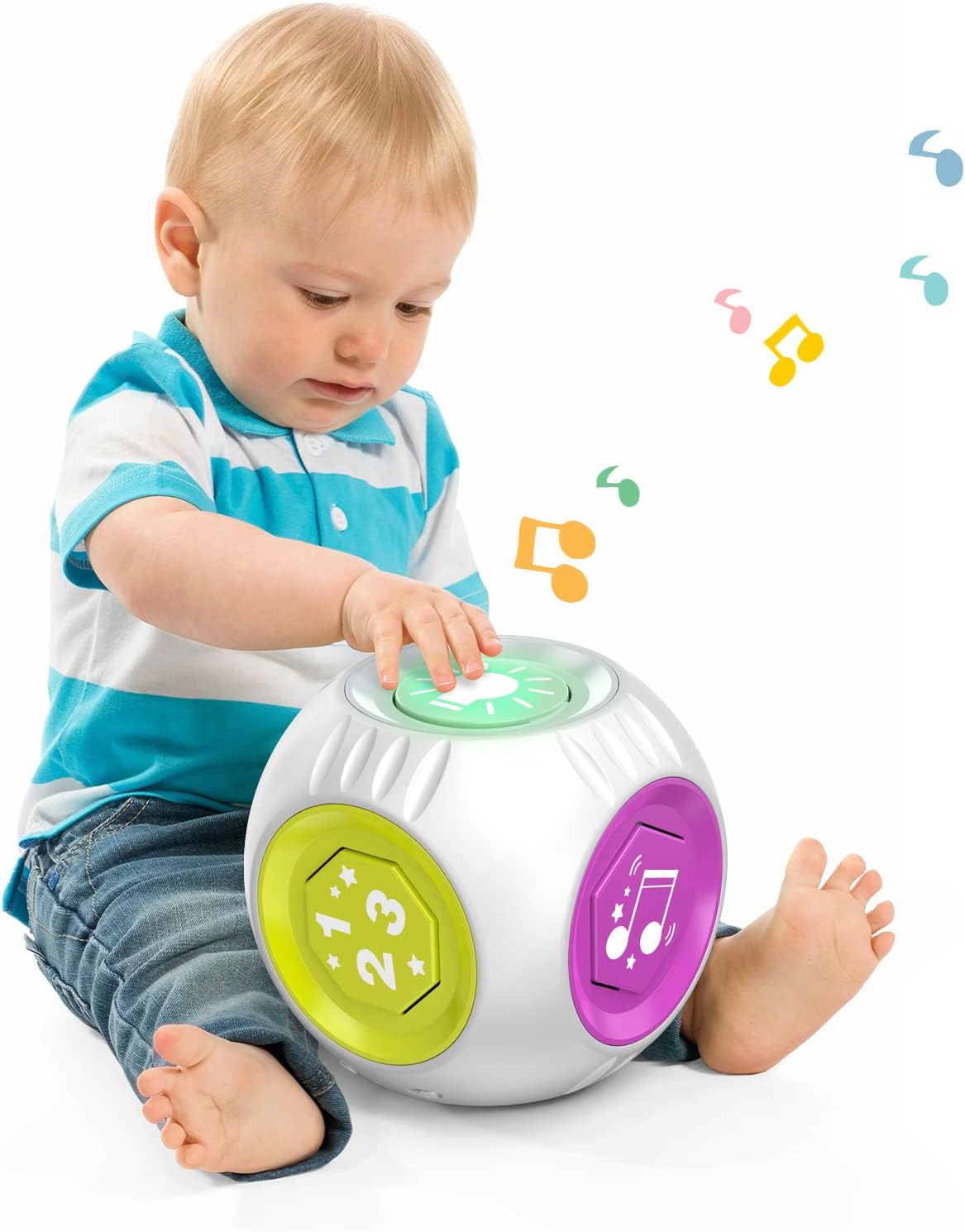 Bilingual Educational Musical Learning Cube for 1 Year Olds