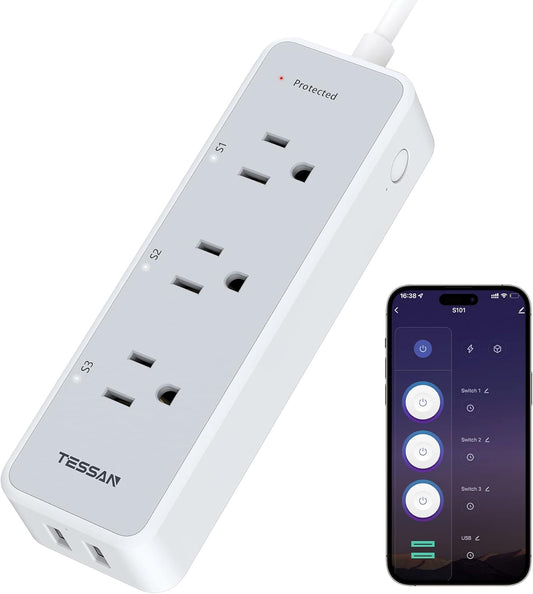 TESSAN Smart Power Strip with Remote Control