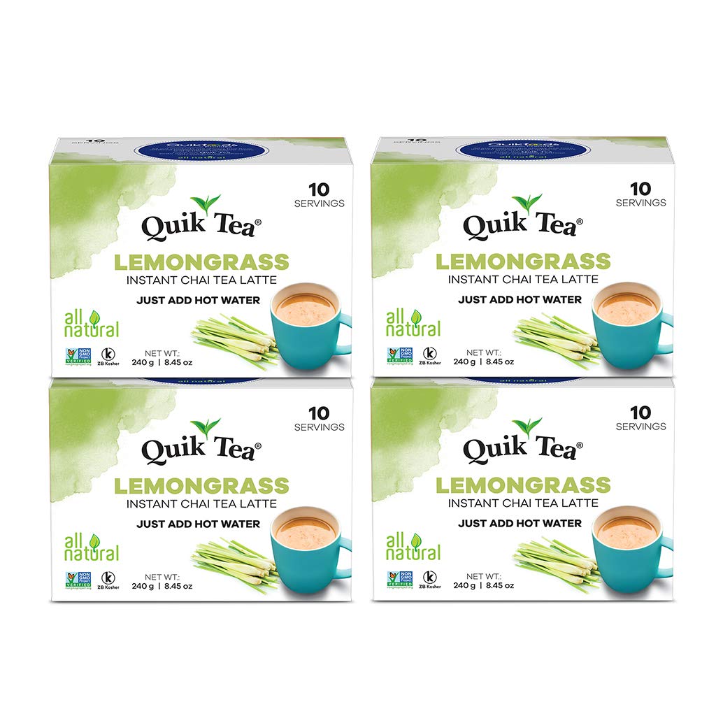 QuikTea Lemongrass Chai Tea Latte - A Healthy Delight