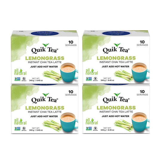 QuikTea Lemongrass Chai Tea Latte - A Healthy Delight