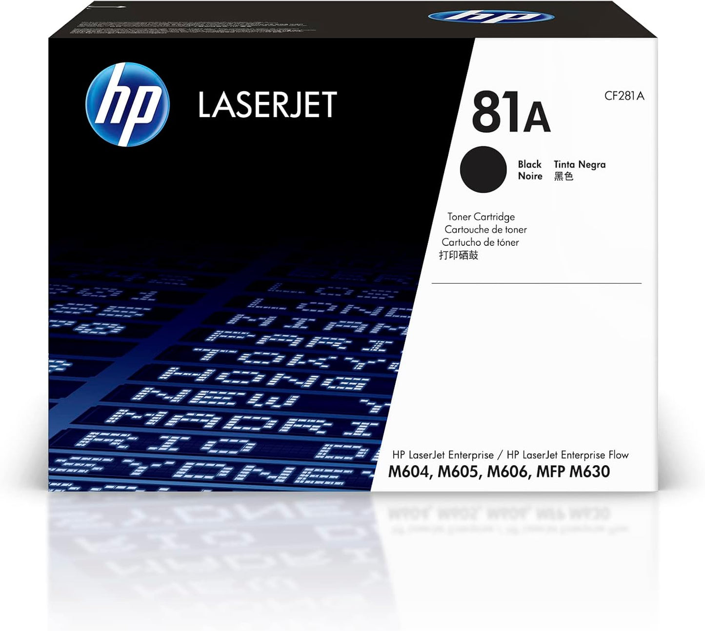 HP 81A Black Toner Cartridge for LaserJet M604 M605 M606 Series