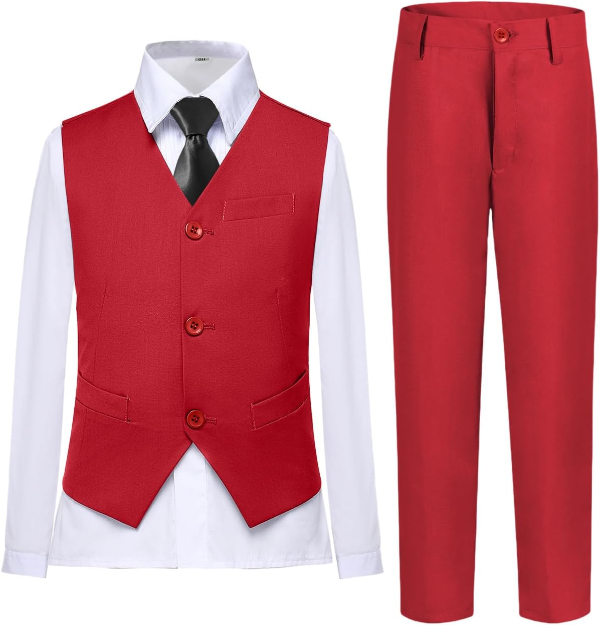 Boys Vest Set Formal Dress Suits for Weddings and Special Events