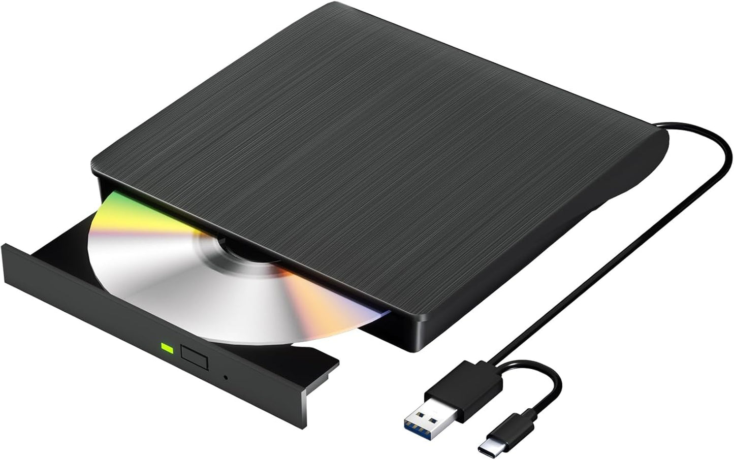 Fast USB 3.0 Type C External CD/DVD Drive - Yaeonku