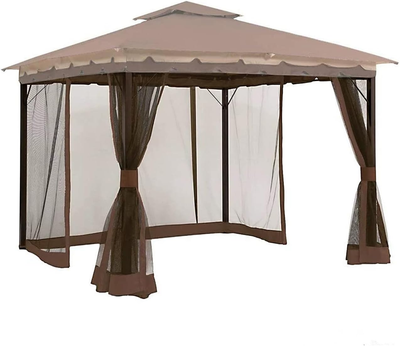 Gazebo Universal Replacement Mosquito Netting for 10ft x 12ft Canopy