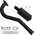 Central Long Mini Bike Exhaust Header Pipe with Muffler Kit