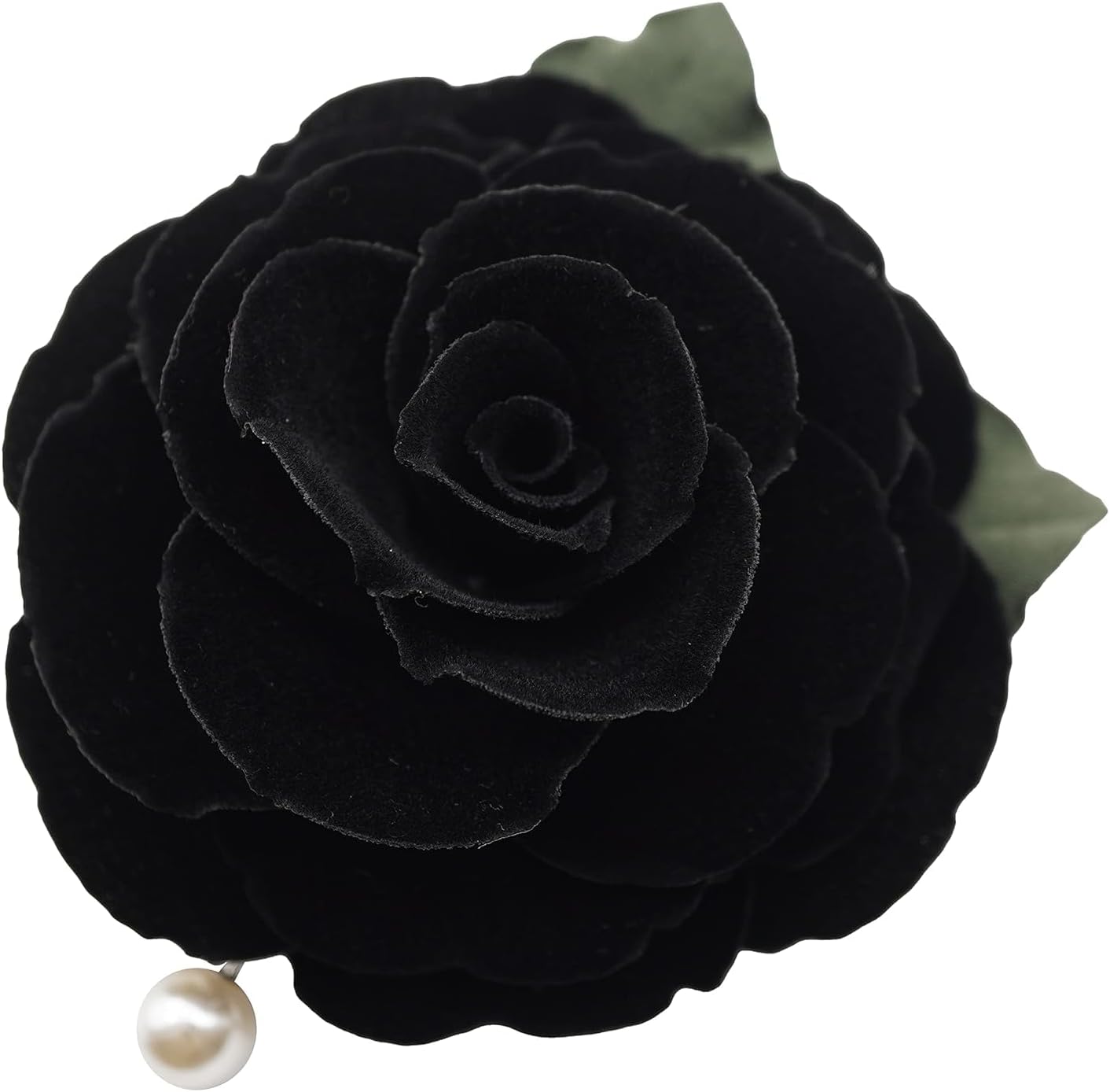Jasmine Floral Brooch Pin - Handmade Velvet Flower Gift